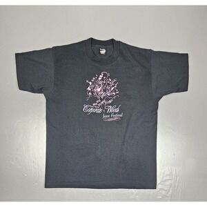 VTG Corporate Woods Jazz Festival T-Shirt Mens XL Black 3rd Annual Single Stitch